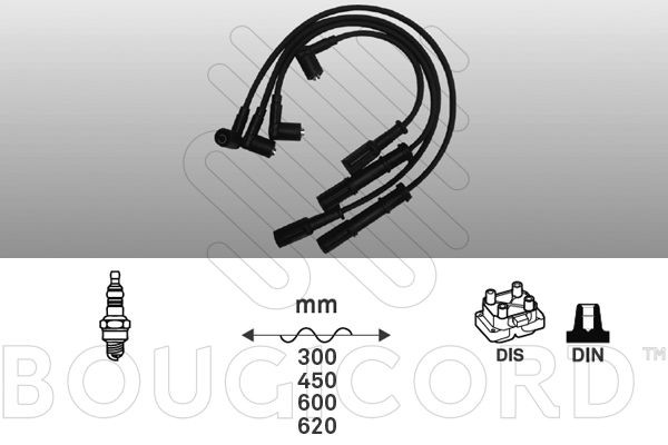 EFI AUTOMOTIVE Zündleitungssatz 8112 8112 Zündkabel FIAT 124 EFI AUTOMOTIVE kaufen