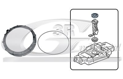 3RG Korkki, polttoainetankki 81223 81223 3RG Polttoainetankin korkki RENAULT CAPTUR