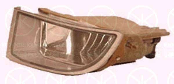 KLOKKERHOLM Mistlamp 81280282 Toyota AYGO Mistvoorlampen KLOKKERHOLM 81280282
