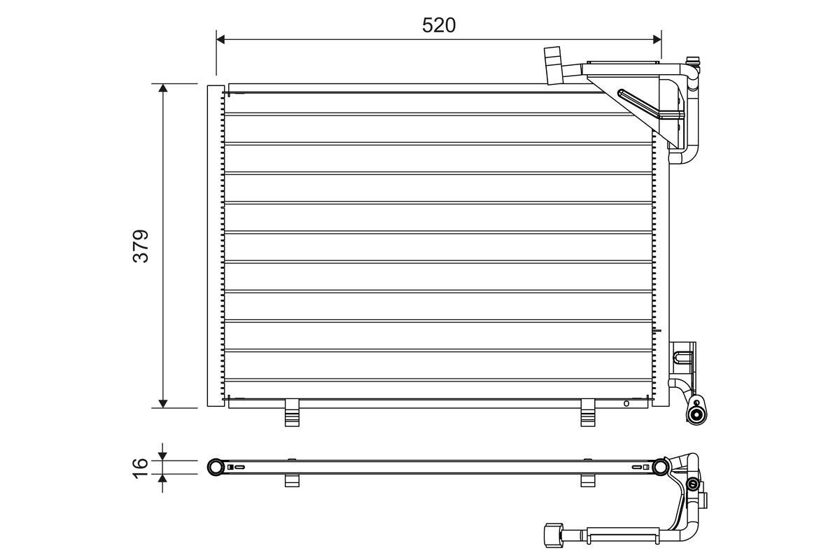 VALEO Kondensator, klimaanlæg 814297 814297 Aircondition kondensator VALEO FORD S-MAX