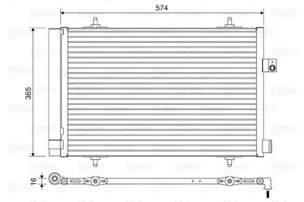 VALEO Kondensor, klimatanläggning 814420 VALEO 814420 AC-kondensor 407 SW Skåpbil / Kombi (6E_) original
