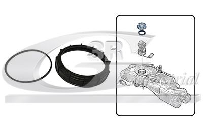 3RG Junta, sensor de nível de combustível 81639 3RG 81639 originais Junta, sensor de nível de combustível Renault Kangoo KW custo