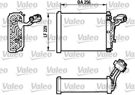 VALEO Air conditioning evaporator 817114 817114 VALEO ac evaporator for TOYOTA PROACE VERSO