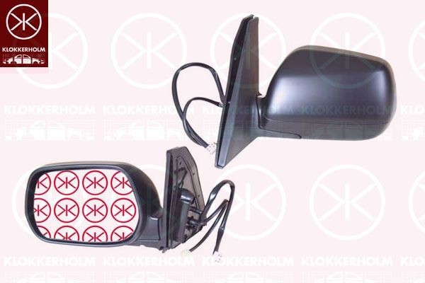 KLOKKERHOLM Välipeegel 81791047 Tahavaatepeegel KLOKKERHOLM GT 86 81791047 odav