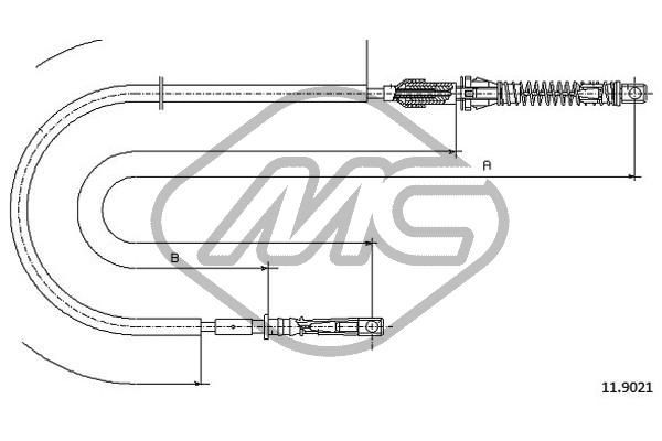 Metalcaucho Cavo acceleratore 81918 81918 costo Cavo acceleratore FORD TRANSIT Metalcaucho