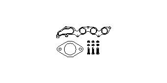 HJS Monteringssats, avgasgrenrör 82 15 6685 82 15 6685 HJS monteringssats avgasgrenrör OPEL ZAFIRA
