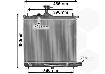 VAN WEZEL Radiators, Motora dzesēšanas sistēma 82012704 VAN WEZEL 82012704 Dzesēšanas radiatori Hyundai i10 pa lēti