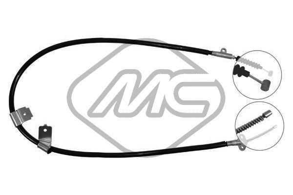 Metalcaucho Żażné lanko parkovacej brzdy 82331 Metalcaucho 82331 Parkovacia brzda Nissan Sunny Traveller Y10 lacné