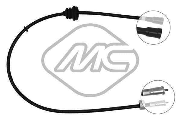 Metalcaucho Snelheidsmeterkabel 82443 82443 Snelheidsmeterkabel OPEL KADETT Metalcaucho