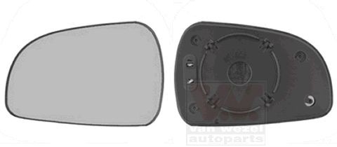 VAN WEZEL Speilglass, ytterspeil 8245837 Sidespeil VAN WEZEL SONATA 8245837 billige