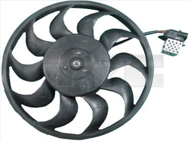 Koelventilator TYC 825-0023 TYC 825-0023: Koelventilator Opel ZAFIRA 2009