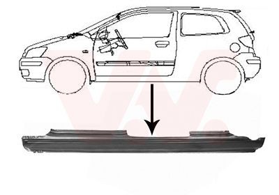 VAN WEZEL Rocker panel 8251103 VAN WEZEL 8251103 Rocker panel