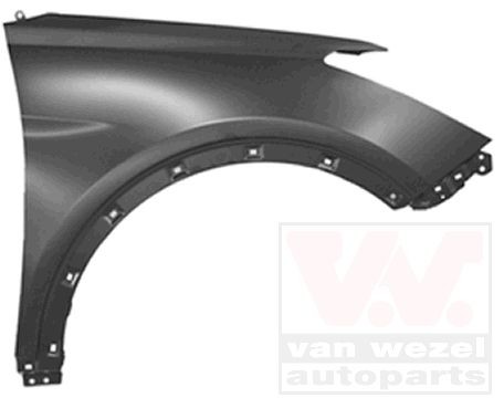 VAN WEZEL Skærm 8272658 VAN WEZEL 8272658 Accent IV Sedan (RB) Skærm pris