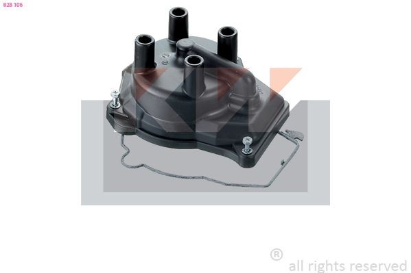 KW Tête de delco 828 106 Chapeau d'allumeur HONDA KW 828 106