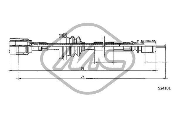 Metalcaucho Spidometra trose 82976 Spidometra trose Metalcaucho CLIO 82976 lēti