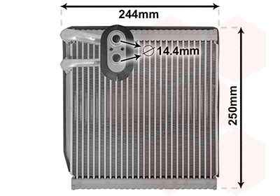 VAN WEZEL Évaporateur de climatisation 8300V199 Évaporateur VAN WEZEL STILO 8300V199 pas cher