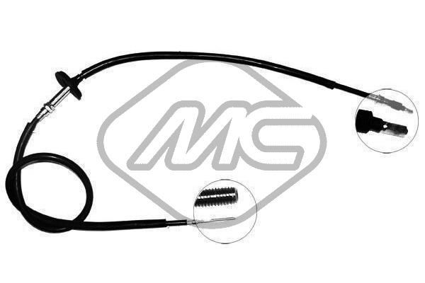 Metalcaucho Trose, Stāvbremžu sistēma 83213 Metalcaucho 83213 Rokas bremzes trose Saab 900 Combi cena