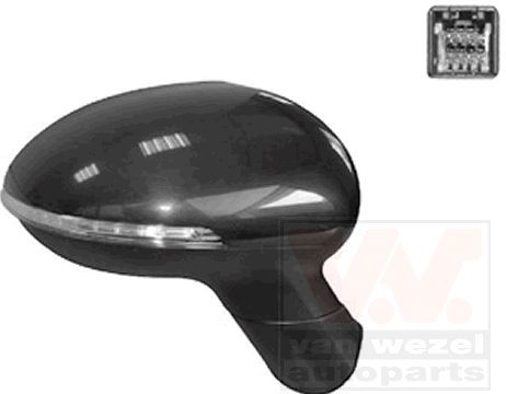 Espelho retrovisor VAN WEZEL 8323818 VAN WEZEL 8323818: Espelho retrovisor Kia CARENS 2016