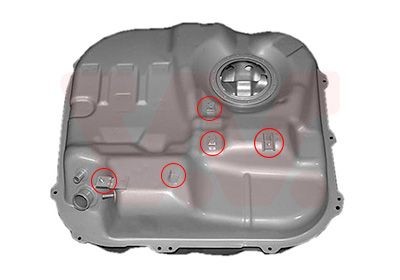 VAN WEZEL Bränsletank 8353082 8353082 VAN WEZEL bränsletank FIAT BRAVA