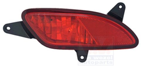 VAN WEZEL Catarifrangente posteriore 8353930 Catarifrangente posteriore Kia ED 8353930 VAN WEZEL