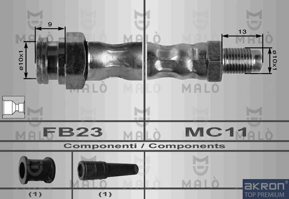 MALÒ Tubo freno 8364 8364 Tubi freno PEUGEOT 5008 MALÒ costo
