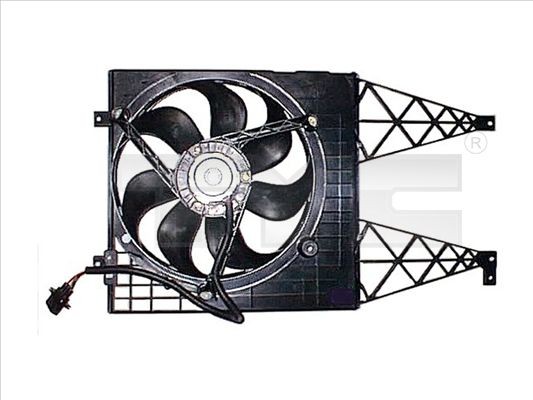 TYC Motoventilateur 837-0043 Ventilateur radiateur TYC OCTAVIA 837-0043 pas cher