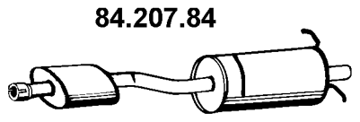 EBERSPÄCHER Kesksummuti 84.207.84 84.207.84 Kesksummuti EBERSPÄCHER CHEVROLET CAPTIVA