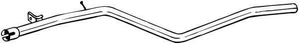 BOSAL Tubo de escape 850-145 BOSAL 850-145 Tubo de escape Logan III Sedan (DJF) originais preço