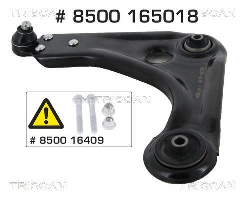 Rameno zavesenia kolies TRISCAN 8500 165018 TRISCAN 8500 165018 Rameno zavesenia kolies FORD StreetKA 2003