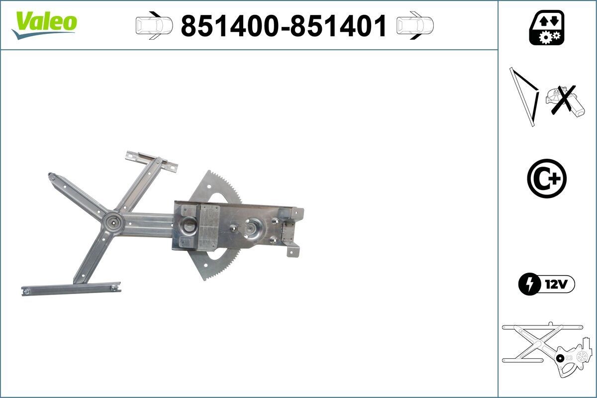 VALEO Fensterheber 851400 851400 VALEO Astra H A04 Fensterheber Kosten