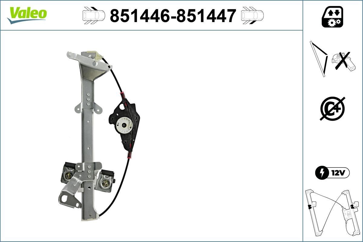 VALEO Vindusheis 851446 Vindusheis VALEO Ford S-MAX 851446