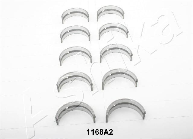 ASHIKA Σετ κουζινέτων στροφαλοφόρου άξονα 86-1168A2 Κουζινέτα στροφαλοφόρου άξονα ASHIKA Mazda CX-7 86-1168A2