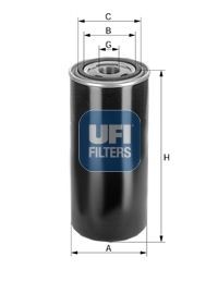 UFI Filtre hydraulique, boîte automatique 86.004.00 Mercedes-Benz 190 Filtre de boite automatique UFI 86.004.00