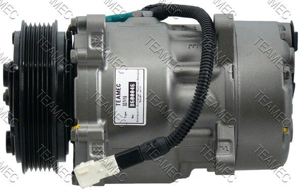 TEAMEC Air conditioning compressor 8600046 8600046 TEAMEC ac compressor for FIAT PALIO