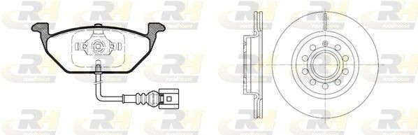 ROADHOUSE Remschijven en blokken 8633.05 8633.05 Remschijven en -blokken ROADHOUSE FIAT IDEA