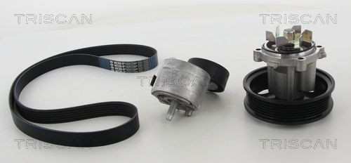TRISCAN Vannpumpe + kileremsett 8642 150501 Multireim sett TRISCAN Fiat GRANDE PUNTO 8642 150501
