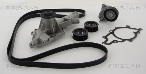 TRISCAN Vodné čerpadlo + sada klinového remeňa 8642 230505 8642 230505 Sada klinového rebrovaného remena TRISCAN MERCEDES-BENZ VIANO