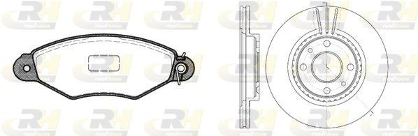 ROADHOUSE Bremseskiver og -klosser 8643.05 Bremseskiver og bremseklosser PORSCHE ROADHOUSE Dual Kit 8643.05