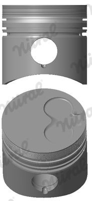 NÜRAL Êmbolo 87-109507-00 NÜRAL 87-109507-00 originais Pistão Audi 80 B2 custo