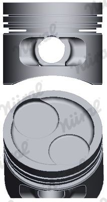 NÜRAL Piston 87-306311-00 NÜRAL 87-306311-00 genuine Opel Kadett E CC engine piston price