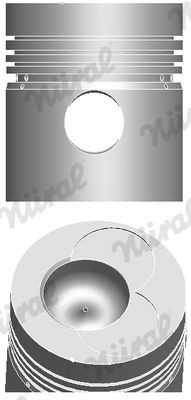 NÜRAL Piston 87-334600-00 NÜRAL 87-334600-00 Piston moteur Renault Rapid Van pas cher