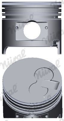 Êmbolo NÜRAL 87-373800-00 NÜRAL 87-373800-00 Pistão motor TOYOTA HILUX Pick-up 2000