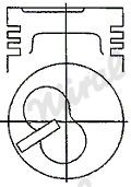 Piston NÜRAL 87-373800-40 NÜRAL 87-373800-40 Piston Toyota HIACE 2005