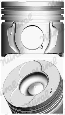 NÜRAL Virzulis 87-424100-00 NÜRAL 87-424100-00 Virzulis Toyota Corolla Verso AR10 lēti