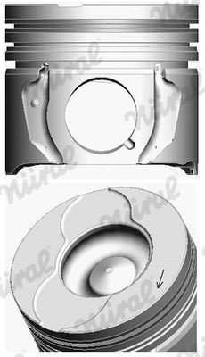 Stempel NÜRAL 87-424107-00 NÜRAL 87-424107-00 Motor stempel TOYOTA COROLLA 2025