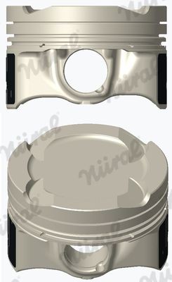 NÜRAL Männät 87-440500-00 GLK X204 mäntä NÜRAL Elastothermic ® 87-440500-00