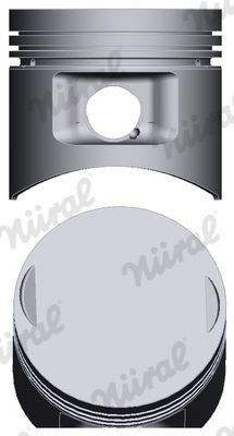 NÜRAL Pistone motore 87-529007-00 NÜRAL 87-529007-00 Pistone motore