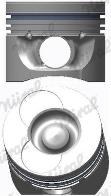 NÜRAL Piston 87-743107-50 NÜRAL 87-743107-50 Piston MERCEDES-BENZ Sprinter 4-T Van (W904) pas cher