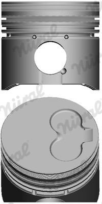 NÜRAL Stempel 87-990107-10 NÜRAL 87-990107-10 originale Motor stempel California Westfalia T4 Minibuss (7DJ, 7DK, 70J) hva koster