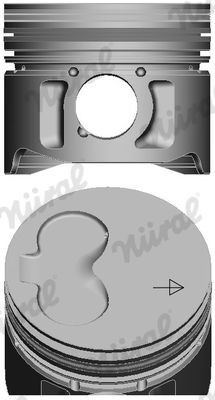 NÜRAL Piest 87-990107-40 NÜRAL Piest motora SEAT 87-990107-40